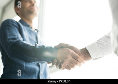 Starting new business collaboration Stock Photo