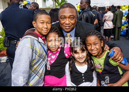 Miami Florida,Overtown,Black Police Precinct & Courthouse Museum,grand opening,ceremony,community history,honor,heritage,segregation,racial discrimina Stock Photo