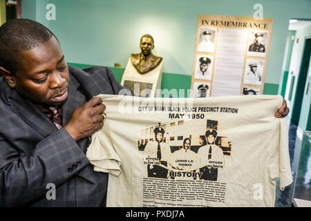 Miami Florida,Overtown,Black Police Precinct & Courthouse Museum,grand opening,ceremony,community history,honor,heritage,segregation,racial discrimina Stock Photo