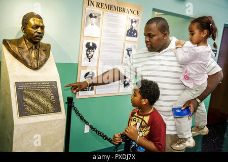 Miami Florida,Overtown,Black Police Precinct & Courthouse Museum,grand opening,ceremony,community history,honor,heritage,segregation,racial discrimina Stock Photo