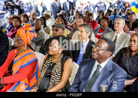 Miami Florida,Overtown,Black Police Precinct & Courthouse Museum,grand opening,ceremony,community history,heritage,segregation,racial discrimination,B Stock Photo