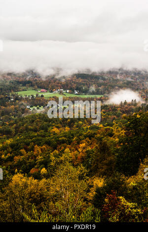 Overlook   Mohawk Trail, Massachusetts, USA Stock Photo