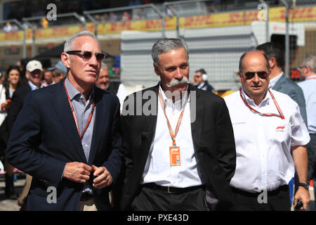 21st October 2018, Circuit of The Americas, Austin, USA; Formula One Grand Prix of The United States, race day; Chase Carey Stock Photo