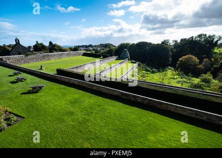 Aberlour Castle Gardens, Fife, Scotland (near Edinburgh) Stock Photo