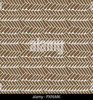 Woven seamless pattern. Braided mat. Vector Illustration. Stock Vector