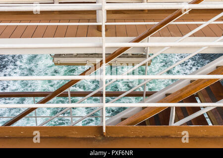 Outdoor stairs on the deck of a ship at sea Stock Photo - Alamy