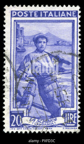 Postmarked stamp from Italy in the Provincial Occupations series issued in 1950