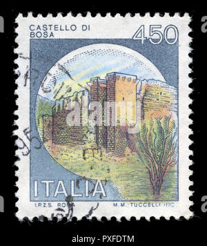 Postmarked stamp from Italy in the  Castles series