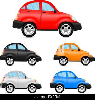 Cars. Colored collection Stock Vector