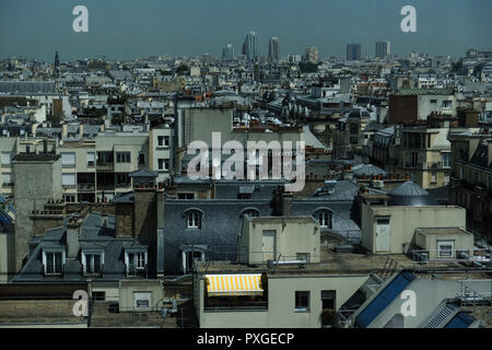 View from Centre Georges Pompidou, Paris, France Stock Photo