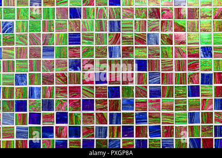 Background from some glittering mosaic tiles Stock Photo
