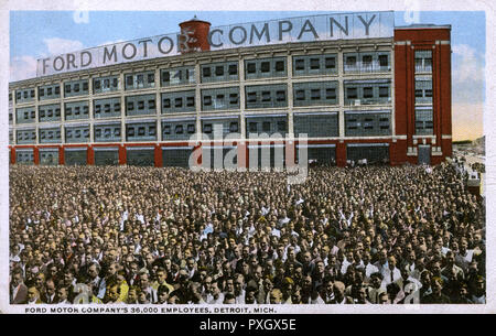 Employees - Ford Motor Company, Detroit, Michigan, USA Stock Photo