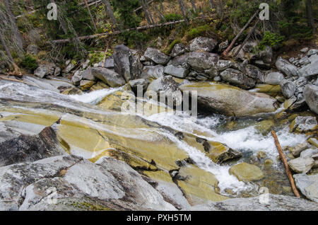 Beautiful river in the mountains - High Tatra Europe Stock Photo