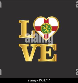 Love Alderney symbol. Heart flag icon Stock Vector Image & Art - Alamy