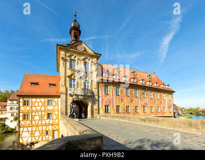 Bamberg, Bavaria, Germany - Altes Rathaus (Old Town Hall) Stock Photo