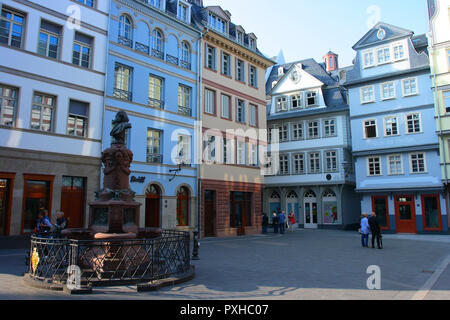 Neue Altstadt in Frankfurt am Main. Hessen. Germany Stock Photo