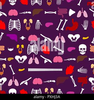 Anatomy medical digital seamless pattern for fabrics and wallpapers, Organs  seamless pattern, Anatomy wallpaper, science seamless files