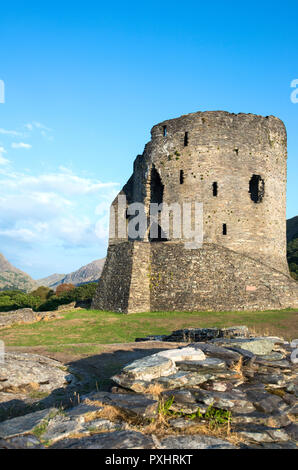 Dolbadarn Castle in Llanberis, Snowdonia National Park, North Wales Stock Photo