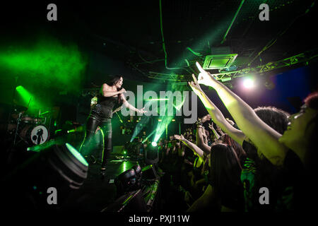 Finnish singer and songwriter, Tarja Turunen performing live on stage at Orion Live Club, Rome, Italy on 17 October 2018. Photo by Giuseppe Maffia Stock Photo