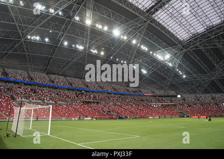 Kallang-Singapore-26Jul2018:atmosphere in stadium during icc2018 between arsenal against at atletico de madrid at national stadium,singapore Stock Photo