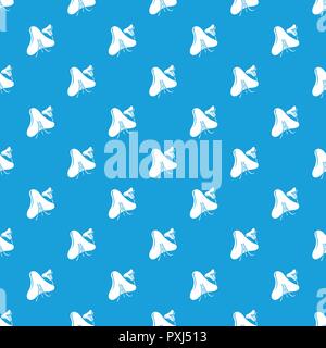 Smallpox virus pattern vector seamless blue Stock Vector