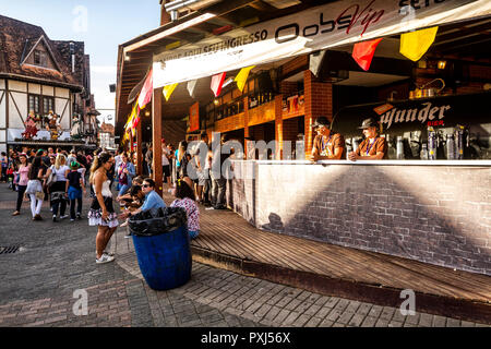 Oktoberfest 2018 at Parque Vila Germanica. Blumenau, Santa Catarina, Brazil. Stock Photo