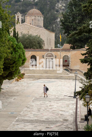 Ayios Neophytos Monastery near Tala, Paphos Region, Cyprus Stock Photo