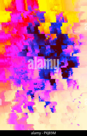 Bright colored noise with crazy directions of light. Modern, trendy digital abstract concept background, movement Stock Photo