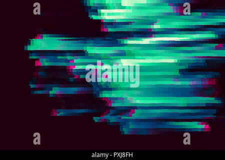 Colored noise with crazy directions of light. Modern, trendy digital abstract concept background, movement