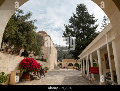 Ayios Neophytos Monastery near Tala, Paphos Region, Cyprus Stock Photo