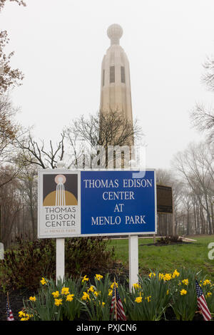 Thomas Edison center at Menlo Park museum Edison NJ Stock Photo