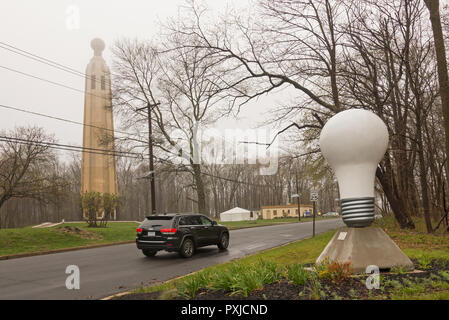 Thomas Edison center at Menlo Park museum Edison NJ Stock Photo