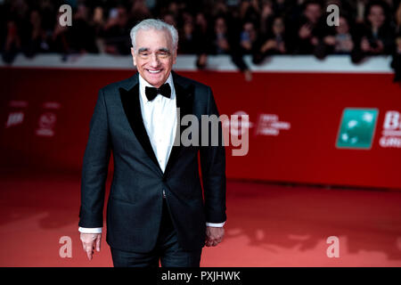 Rome, Italy, 22nd October, 2018. Martin Scorsese attends the Red Carpet during the 13th Rome Film Fest at Auditorium Parco Della Musica on 22 October 2018.. Photo by Giuseppe Maffia Credit: Giuseppe Maffia/Alamy Live News Stock Photo