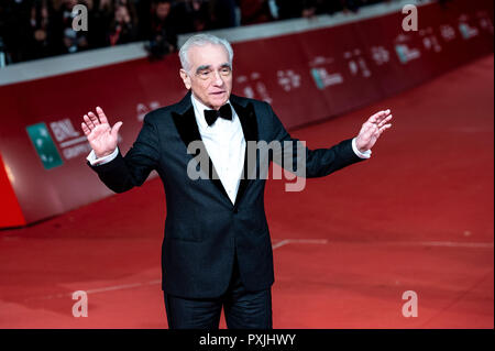 Rome, Italy, 22nd October, 2018. Martin Scorsese attends the Red Carpet during the 13th Rome Film Fest at Auditorium Parco Della Musica on 22 October 2018.. Photo by Giuseppe Maffia Credit: Giuseppe Maffia/Alamy Live News Stock Photo