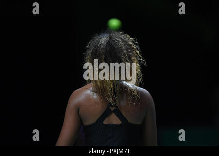 Naomi Osaka (JPN), OCT22, Naomi Osaka (JPN) vs Sloane Stephens (USA) - 2018 BNP Paribas WTA Finals Credit: Haruhiko Otsuka/AFLO/Alamy Live News Stock Photo