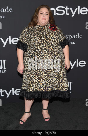 Los Angeles, California, USA. 22nd Oct, 2018. Chrissy Metz arrives for the 4th Annual 'InStyle Awards' at The Getty Center. Credit: Lisa O'Connor/ZUMA Wire/Alamy Live News Stock Photo