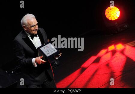 Rome, Italy. 22nd October, 2018. Rome Film Festival, Rome, Italy. * NO WEB * NO QUITIDIANS * of the Career Award Cinema to Martin Scorsese Credit: Independent Photo Agency Srl/Alamy Live News Stock Photo