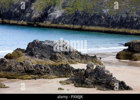 The beaches at Durness peninsula, Scotland, Highlands, United Kingdom Stock Photo