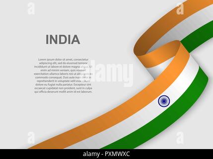 Vector illustration of Independence Day of India banner with Indian ...
