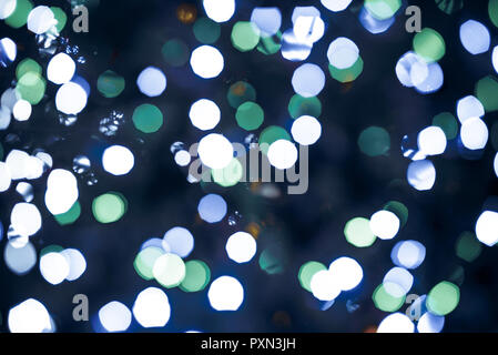 Vintage Color Bokeh Background. Defocused Abstract Soft Lights. Blurred Light Design Element. Festive Unfocused Backdrop. Elegant Toned Retro Image. D Stock Photo