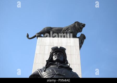 Statue of M.R. Stefanik Bratislava Stock Photo