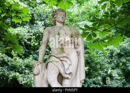 Sculpture of Mercury at Nordkirchen Moated Palace, Germany Stock Photo