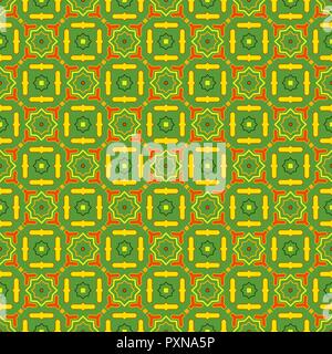 seamless vector colorful arabic geometric traditional pattern. Perfect for fabrics, promotional products, notebooks. Stock Vector