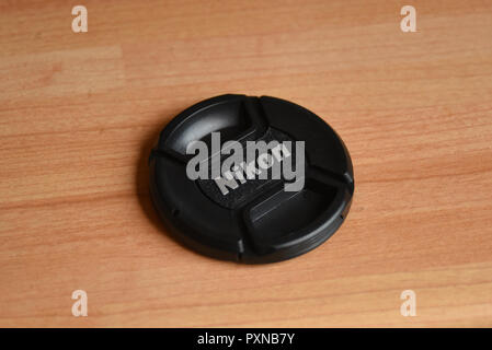 Nikon Lens Cap Stock Photo