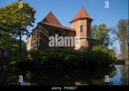 Brick Gothic castle in Oporow, Poland. October 12th 2018 © Wojciech Strozyk / Alamy Stock Photo Stock Photo