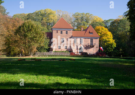 Brick Gothic castle in Oporow, Poland. October 12th 2018 © Wojciech Strozyk / Alamy Stock Photo Stock Photo