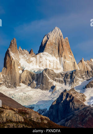 Mount Fitz Roy, Los Glaciares National Park, Santa Cruz Province, Patagonia, Argentina Stock Photo