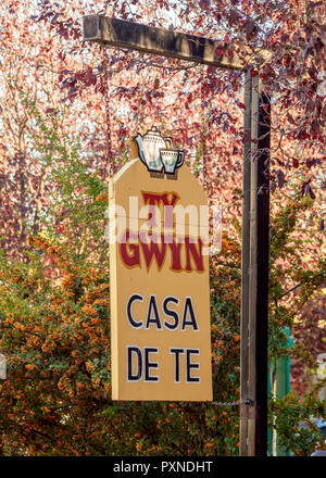 Welsh Tea House Ty Gwyn, Gaiman, The Welsh Settlement, Chubut Province, Patagonia, Argentina Stock Photo