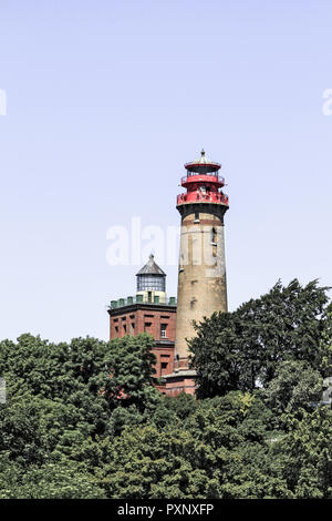 Deutschland, Mecklenburg-Vorpommern, Insel Ruegen, Kap Arkona, Leuchttuerme Stock Photo