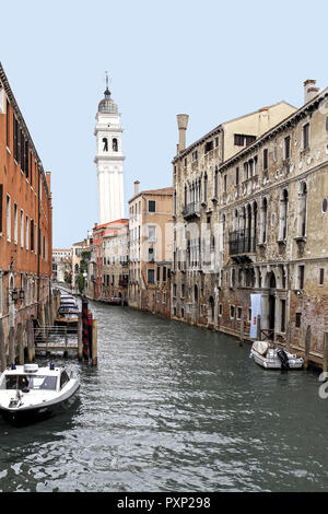 Canal, Rio del Vin, Stadtteil San Marco, Venedig, Italien Stock Photo